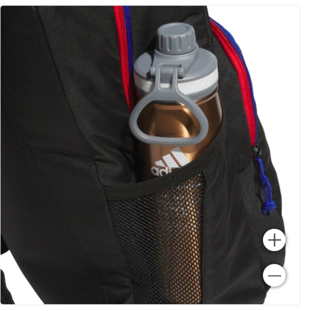 adidas Midway Backpack Black/Blue - Picture 5 of 5